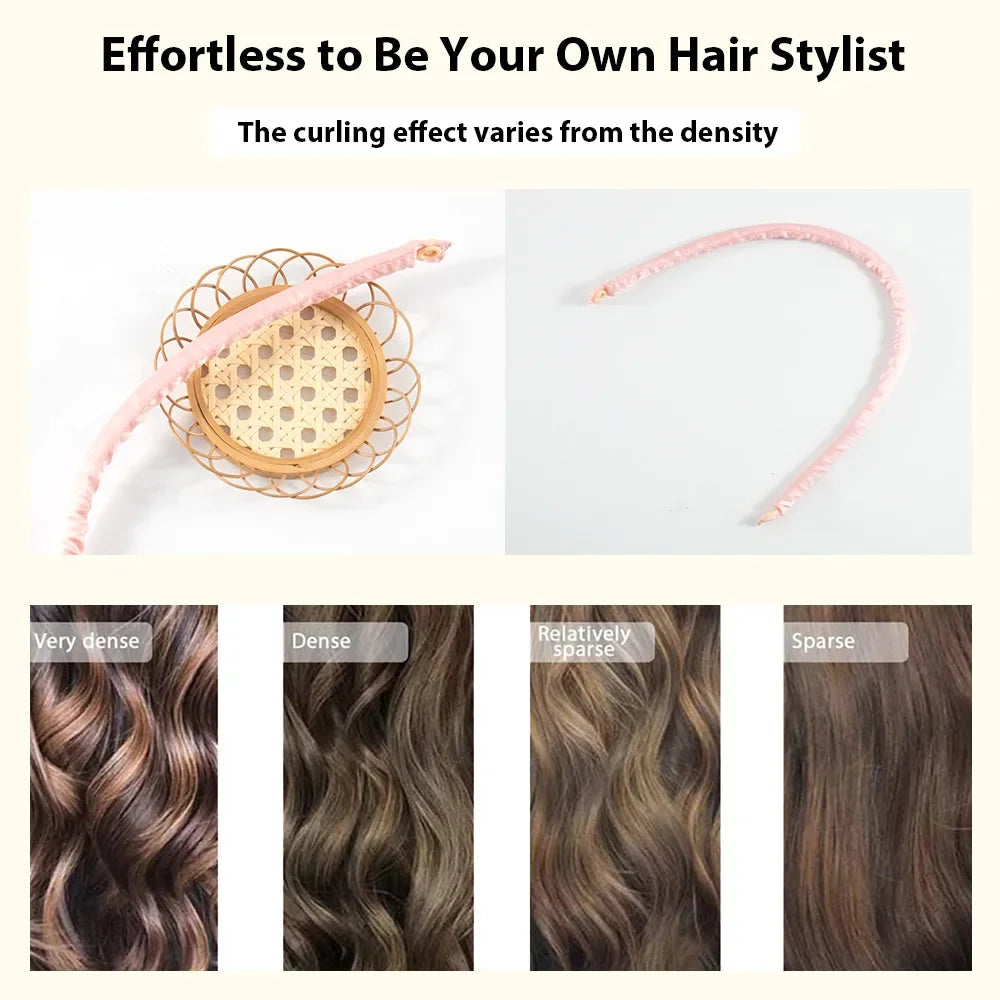 VylaCurl™ Luxe Heatless Flexi Rods — Overnight Soft Curlers for Effortless, Damage-Free Waves
